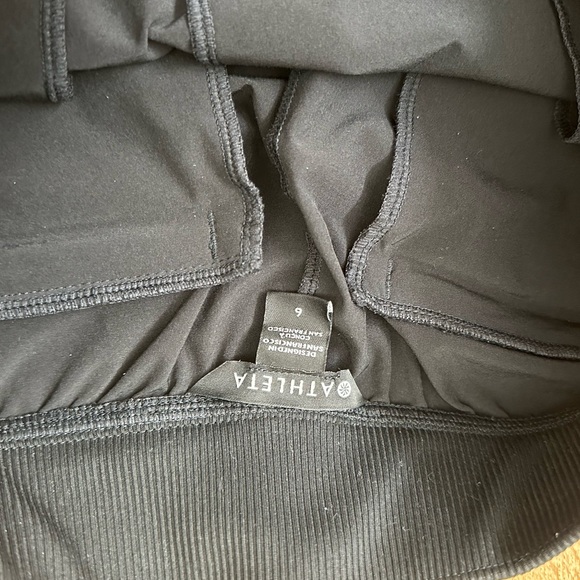 Athleta Brooklyn, mid rise Charcoal Ankle Pants, shadow grey, size 6 - Picture 3 of 4